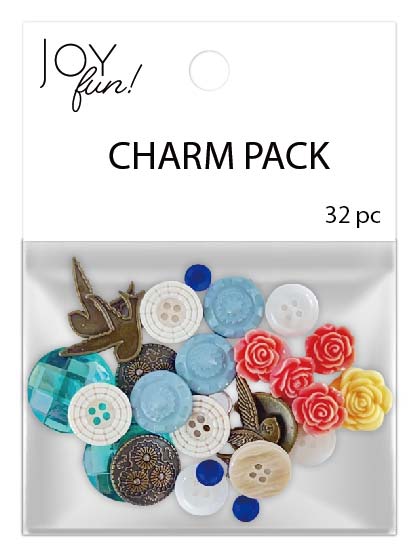Metal Buttons - Charm Pack